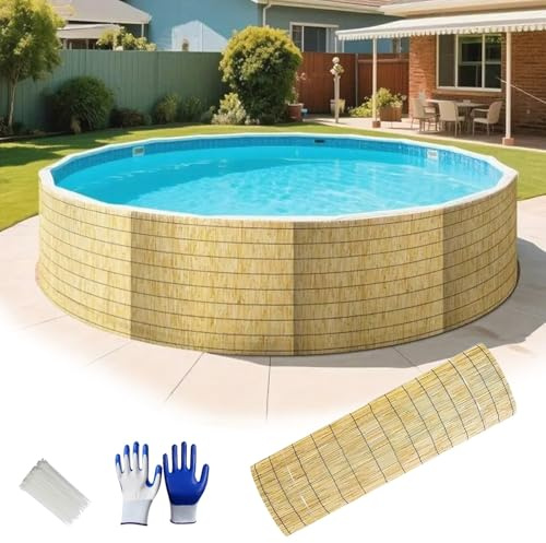 Générique Brise Vue en Roseau Clôture en Bambou pour Terrasse Balcon Panneaux De Clôture en Roseaux Panneaux De Clôture en Roseaux Naturel pour Ajouter De L'intimité Et De L'ambiance