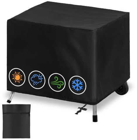 OFFCUP Grillabdeckung Wetterfest 210D Oxford Abdeckhaube 45 * 45 * 38cm | Wasserdicht Winddicht Schützhülle Abdeckung, Gasgrill Grill UV-Beständiges BBQ Cover für Weber, Enders, Char Broil Serie