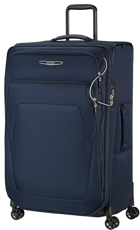 Samsonite Spark SNG Eco - Weichgepäck Koffer 79 cm Groß - Trolley Koffer mit 4 Rollen, TSA-Schloss, Leicht & Erweiterbar - Blau (Midnight Blue)