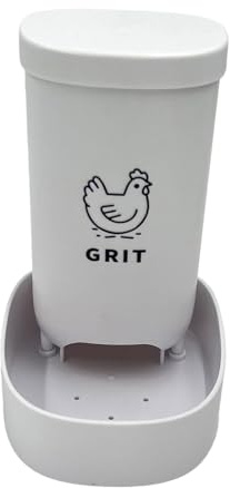 Pocoiau Multi Purpose Poultry Feeder For Shells And Grit Construction Easy To Clean Outdoor Use Stable Chicken Feeding Container
