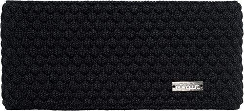 Eisglut Stirnband Minal Merino, schwarz