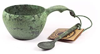 21 Classic Mok met lepel-Conifer (groen)