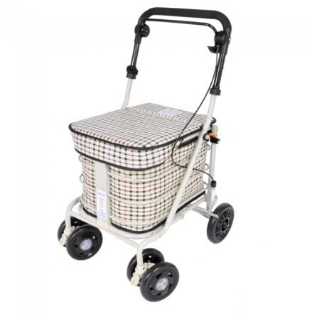 NEW Prestige 3 In 1 Shopping Trolley (WITH SEAT!) - (Light Tartan)…