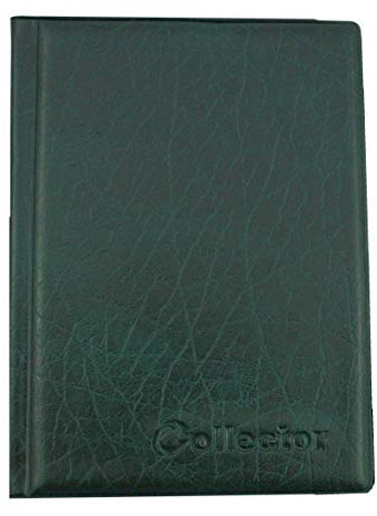 COLLECTOR Coin Album for 48 Large Coins – Compatible with Crown 5 Pound £5, 5€, 10€, 20€, 25€, 30€ and 50€ Coins (30-45 mm) Green
