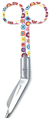 Colourful Flower Pattern Nurse Nursing Vet Veterinary Bandage Scissors Coopers Care UK