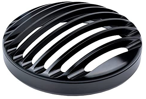 ANCLLO Motorcycle 5 3/4 Inch Headlight Grille Head Lamp Cover Mask for Harley-Davidson Dyna Super Glide Custom Low Rider Street Bob Super Glide Wide Glide
