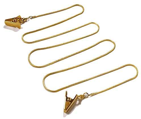 DNLKWGO Stilvolle Brillenkette Sonnenbrillenband Halter Maske Lanyard Clip Brillenkette für Damen Herren, gold, One size