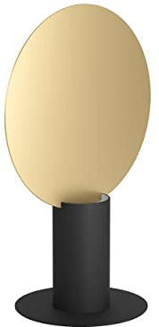EGLO LED Tischlampe Sarona, geometrische Nachttischlampe, Tischleuchte aus Metall in Gold und Schwarz, Deko Lampe für Schlafzimmer und Wohnzimmer, inkl. GU10-Leuchtmittel, warmweiß