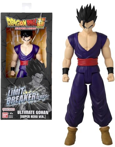 Dragon Ball Super Bandai Figurina gigante Limit Breaker - Ultimate Gohan - Licenza ufficiale Dragon Ball - Grande figurina Ultimate Gohan articolata - Giocattolo per bambini 4 anni e + - 36756