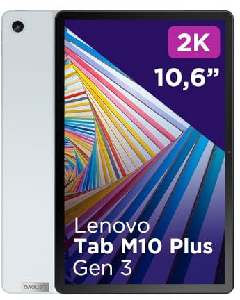 Lenovo Tab M10 Plus Terza Generazione, Display 10.61 2K - (Processore Qualcomm Snapdragon SDM680, RAM 4GB, Memoria 128GB, WiFi, 4G LTE, Tablet Android 12) - Blue, Esclusiva Amazon con Alimentatore