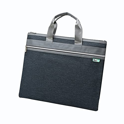 Dokumententasche B4 Tragetasche Oxford Aktentasche Office Business Beutel mit Reißverschluss Datei Organizer Wasserdicht Laptop Tasche Büro Reisen Herren Dokumentenmappe für Magazine Vertrag Bücher