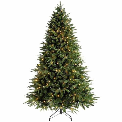 RUYICZB Künstlicher Weihnachtsbaum, Naturgetreue Saisonale Innendekoration, Komplett Grüner Weihnachtsbaum Mit Metallständer Und Aufklappbaren Zweigen Als Weihnachtsdekoration,270cm/8.8ft