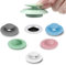 5 Pcs Silicone Bathtub Hair Stopper Easy to Install and Clean Suit for Bathroom Tub Shower and Sink Silicone Sink Strainer Protector, Hair Stopper Shower Drain（Pink White Grey Blue And Green)