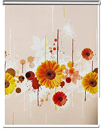 Verdunkelungsrollos für Kinderzimmer oder Küche, Badezimmer, Sonnenuntergang-Muster, 140 x 240 cm breit, für Jungen und Mädchen, Raumdekoration, 60 cm/80 cm/100 cm/120 cm Optionen