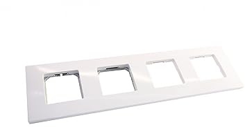 SIMON 27 PLAY Marco 4 Elemento Blanco 85x304mm.