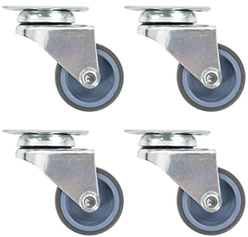 Home & Garden-Twin-wheel Swivel Casters 4 pcs 50 mm-Furniture Choice