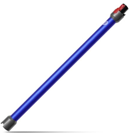 Asta Telescopica Rigida di Ricambio per Dyson V7/V8/V10/V11/V15 -UNIVERSALE- Tubo Aspirapolvere Prolunga Da 73cm + Sgancio Rapido in Lega di Alluminio, Blu