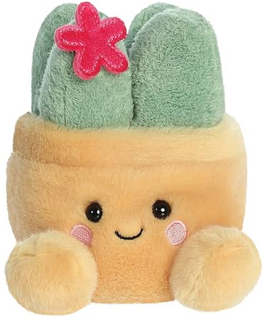 AURORA, 33906, Palm Pals Seyla Succulent, 13cm, Soft Toy, Golden brown & Green