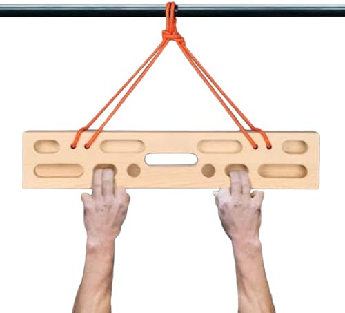 Generisch Hangboard Klettern - Türrahmenhalterung | Fingerkrafttraining Kletterer | Für Anfänger Damen Herren Heimstudio Fitness Innenbereich