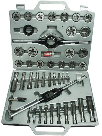 Brüder Mannesmann Gewindeschneidsatz, im Kunststoff-Koffer, 45-teilig | M53245
