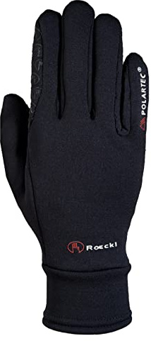 Roeckl Sports Fahrradhandschuh Pino, Unisex Winter Fingerhandschuh, Schwarz, Größe 6-11