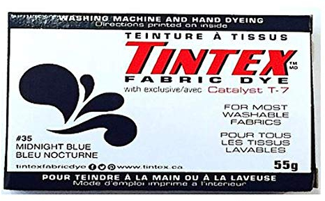 LOT of 1 TINTEX Fabric DYE Midnight Blue #35
