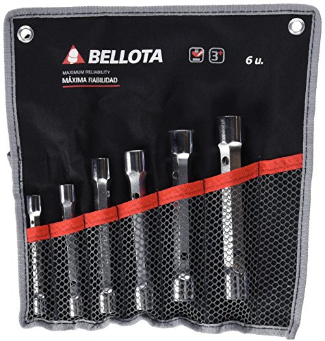 Bellota 6494-6 BS Rohrsteckschlüssel-Satz, gehärtetes Nylon, 6 Stück