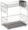 Sauvic Escurreplatos Acero Inoxidable, Grande 43x25x41,5 cm.