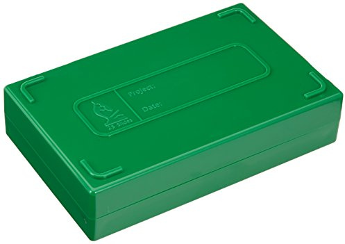 neoLab 2-2335 Objektträger-Kasten für 25 St., PS, Grün