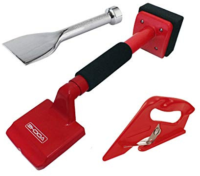 3 Piece Carpet Fitting Tool Kit - Knee Kicker, Bolster & Carpet Cutter