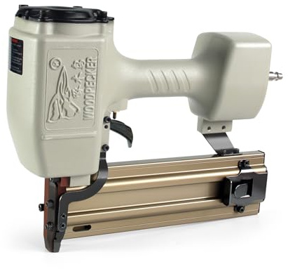 WOODPECKER ST64 Pneumatic Concrete T Nailer, 14 Gauge 3/4 to 2-1/2 Heavy Duty Air Concrete Nail Gun for Furring Strips, Masonry, Cement, Concrete Brick Nailing