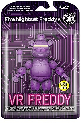 Funko Actionfigur: Five Nights At Freddy's (FNAF) - Freddy Fazbear With - Glow In the Dark - Samlarobjekt leksak - Presentidé - TV-spel fans