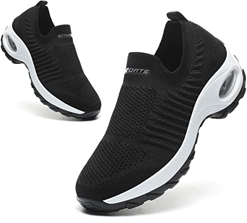 Scarpe Donna Sneakers Scarpe da Ginnastica Running Sneakers Fitness Tennis Casual Comode Donna Scarpe da Corsa Antiscivolo Air Scarpette Sportive