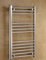 Toallero de 350 mm de ancho x 800 mm de alto, radiador recto y plano, cromado, calentador de baño, radiador de calefacción central