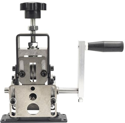 Ezebesta Manual Wire Stripping Machine, Copper Drill Wire Stripper,Wire Stripper Machine with Hand Crank Portable,Wire Stripping Tool Aluminum Construction
