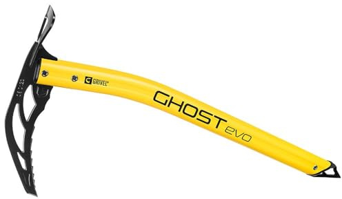 Grivel Ghost Evo Yellow piccozza 45 cm CE PIOLETS da Alpinismo Light, Unisex Adulti, 45