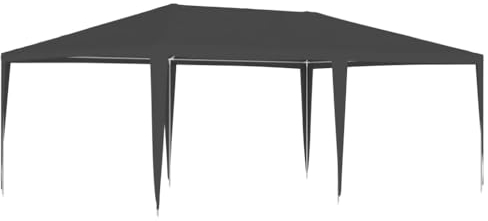 Home Items,Profi Partyzelt 4x6m Anthrazit 90g/m²,Anzugmöbel