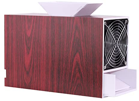 Vogelfutter Geblasene Muschel Splitter, Elektrischer Kleiner Reishülsen-Trenner, Einstellbare Geschwindigkeitsventilator, Edelstahlfilter, für Hirse, Verschiedene Körner, Melonensamen