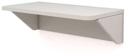 Klapptisch Wandmontierter Computertisch Aus Holz Klappbarer Wandtisch Ausziehbarer Klapptisch for Esstisch Schreibtisch Platzsparend Mehrere Größen Optional(Gray,70x50cm/27.5x19.6in)