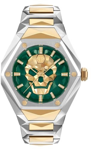 Philipp Plein Herren Uhr Analog Quarz The $Kull Spikes