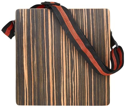 Travel Cajon Box Drum Flat Hand Drum Wood Percussions Instrument With Adjustable Belt Performances Music Instrument