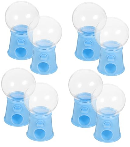 Garneck 24pcs Plastic Gumballs Machines Boys and Girls Candy Dispenser Gumballs Machine Toys Vending Capsules Fun Toy