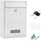 Post box, Letter Box for Outside, Waterproof Wall Mounted Letterbox for Mails Stylish Secure Mailbox Wall Mounted for Home and Office