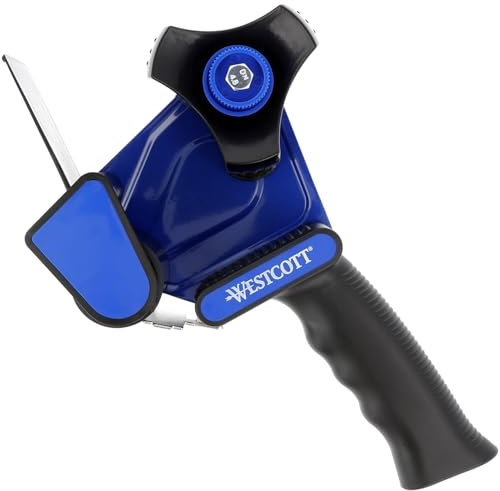 Westcott Desportillador de cinta adhesiva para paquetes | Para cinta adhesiva para paquetes de 50 mm x 66 m (diámetro interior 76 mm) | Con mango ergonómico | E-730402 00