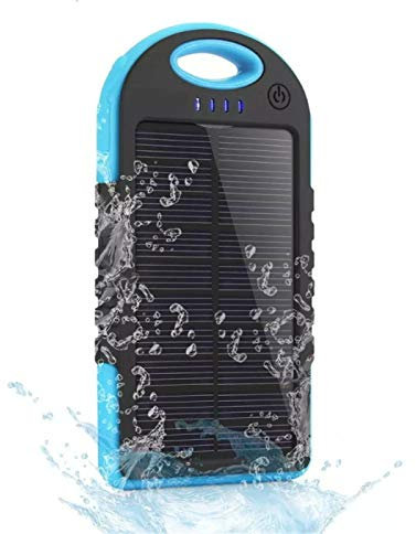 Lot de 2 Batteries externes solaires étanches 40 000 mAh, chargeurs solaires avec Ports USB, chargeurs externes pour Smartphone