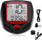 Ciclocomputer Cablato per Bicicletta, Tachimetro LCD Impermeabile con 23 Funzioni, Display Retroilluminato Verde, Misura Velocità, Distanza, Tempo, Temperatura, Adatto a Tutti i Tipi di Bici