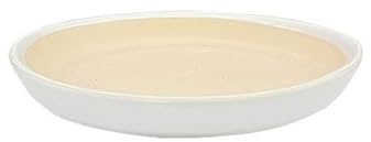 FUHAI-666 Sottovaso per Piante Sottovaso in Ceramica in Stile Semplice, sottovaso Rotondo for Fiori, for Soggiorno, Balcone, Patio Contenitore per vasi di Fiori(Bianco)