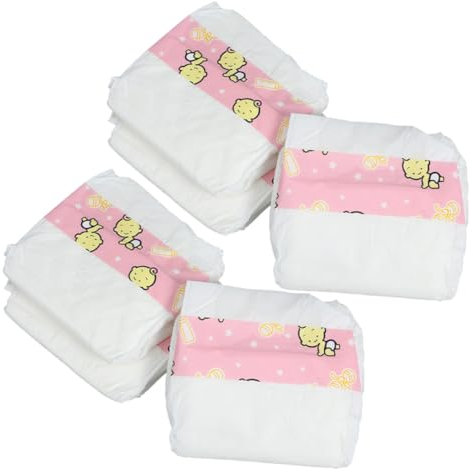 SOIMISS 6 Stück Teiliges Puppenwindel Wiederverwendbare Puppenwindeln für Rollenspiele Puppenzubehör für Puppen Praktische und Farbenfrohe Designs für Kreatives