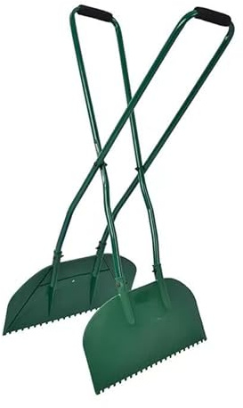 Easy Shopping Garden Leaf Scoops, Heavy-Duty Leaf Grabbers Long Handled Plastic Collection Tools/Garden Leaf Collector/Leaf Picker