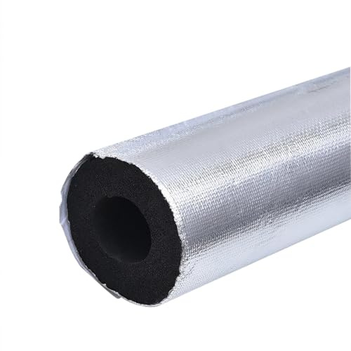 YCCYHQ Isolante Tubi Condizionatore Esterno, Protezione Antigelo per Tubi dell'Acqua Esterni, Isolante Termico, Superficie in Foglio di Alluminio(4.8cm/1.9in)